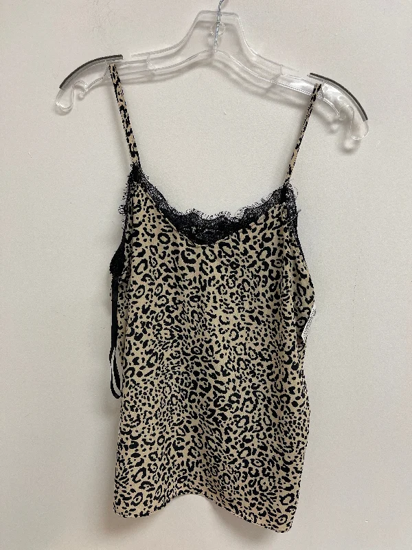 breathable women's tops for summerAnimal Print Top Sleeveless Naked Zebra, Size S