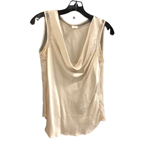 women's tops for layeringBeige Top Sleeveless Cmc, Size M