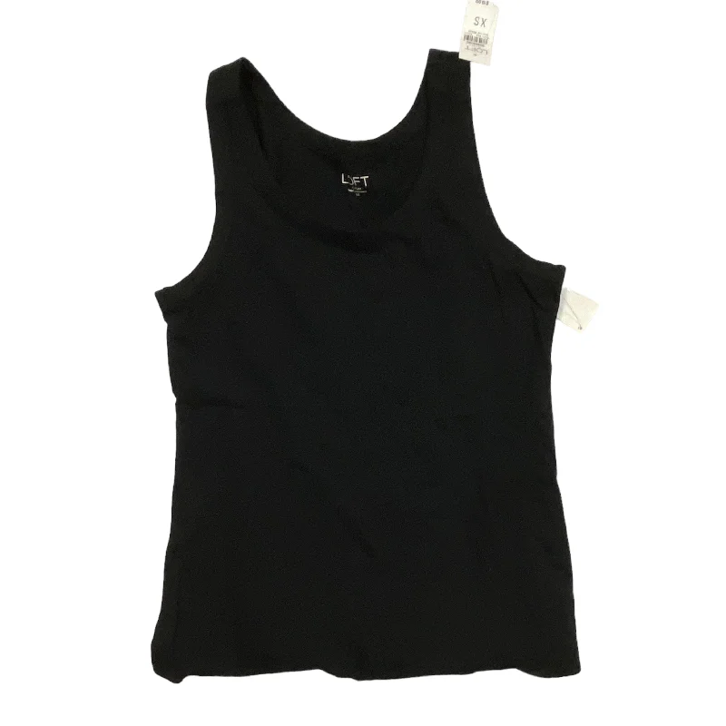 women's tops for those who refuse to compromise on styleBlack Top Sleeveless Basic Loft, Size Xs