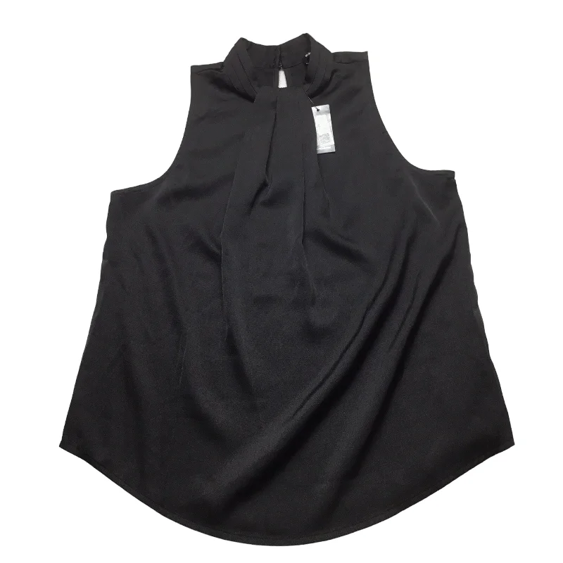 women's tops for those who love to dress up their casual looks with stylish topsBlack Top Sleeveless Express, Size Xs