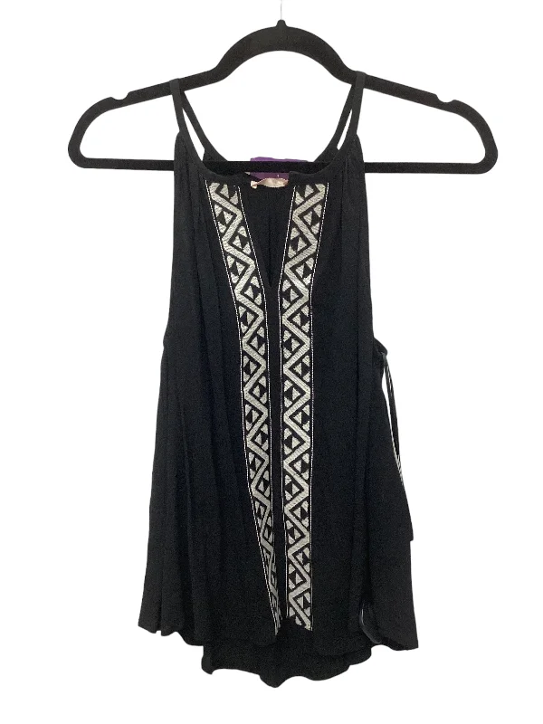 camisoles for womenBlack Top Sleeveless Mi Ami, Size L