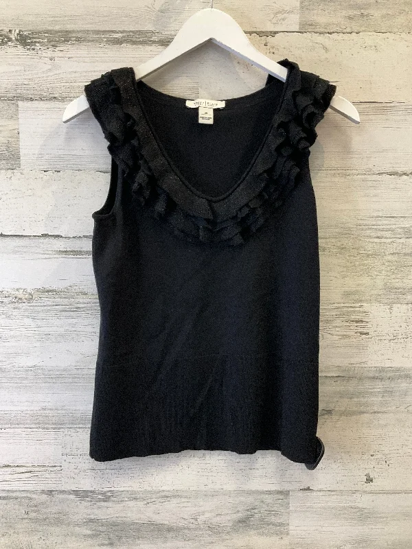 women's tops for those who want to stay warm and stylish during colder weatherBlack Top Sleeveless White House Black Market, Size M