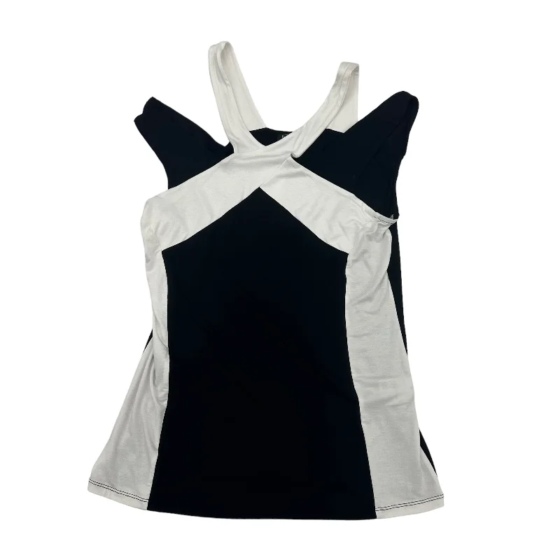 women's tops for creating capsule wardrobesBLACK & WHITE INC TOP SLEEVELESS, Size M