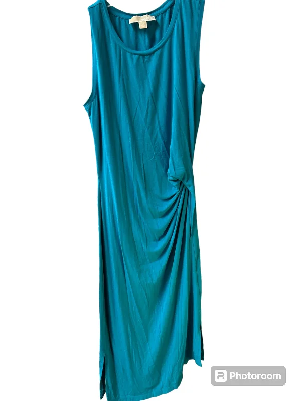 women's empire waist dressesBlue Dress Designer Michael By Michael Kors, Size M