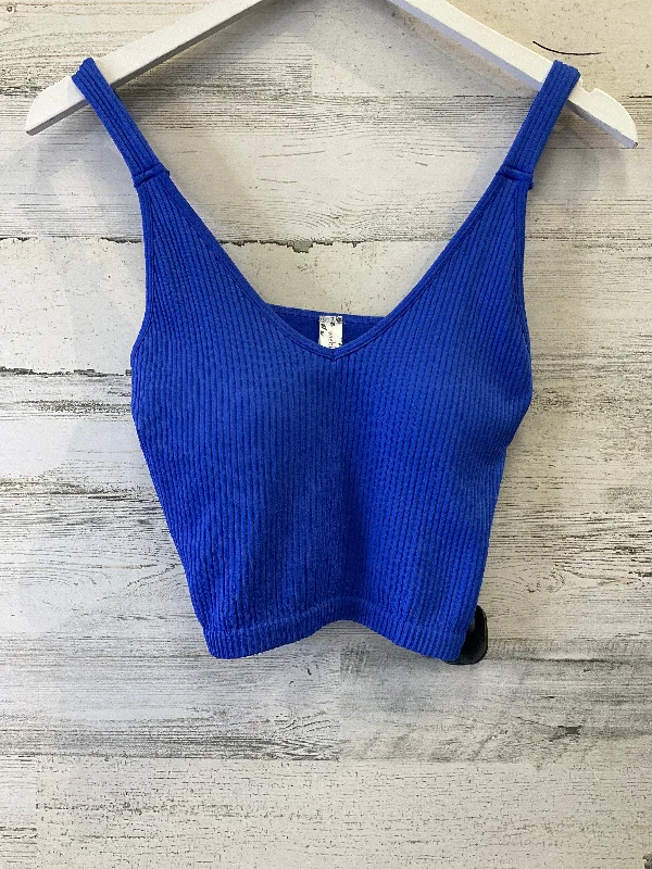 women's tops for those who want to elevate their everyday wear with chic and elegant piecesBlue Top Sleeveless Wishlist, Size M