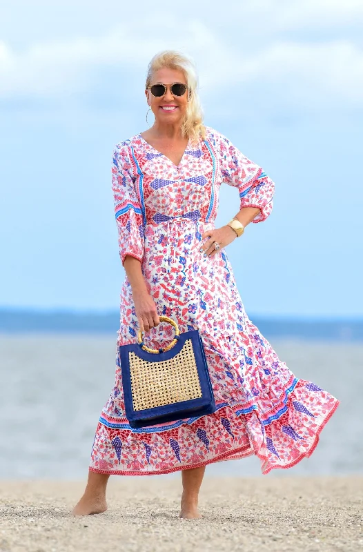 women's off-the-shoulder dressesCarrie Dress / Coral Gardens