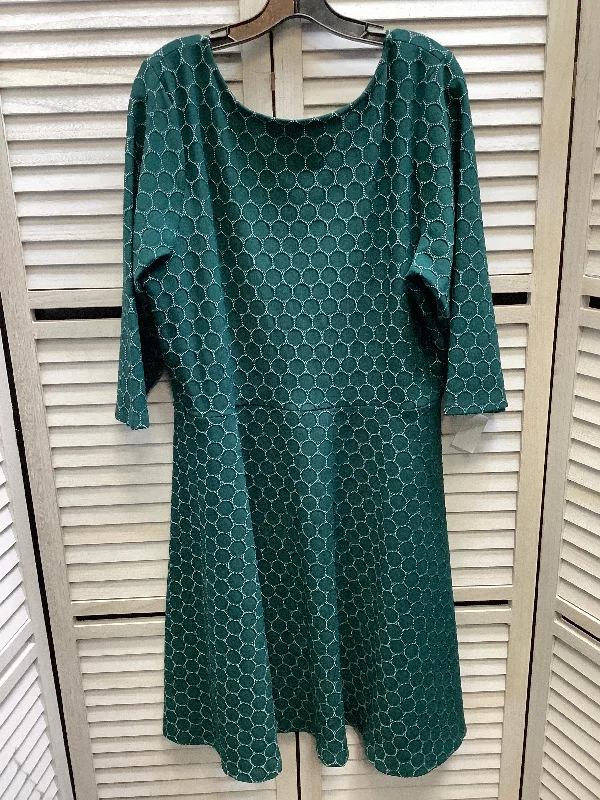 women's versatile dressesDress Casual Short By Leota In Green, Size: 2x