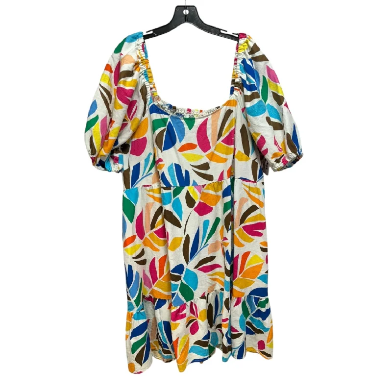 women's work dressesBotanical Puff Sleeve Dress By Tabitha Brown X Target In Multi-colored, Size: 2X