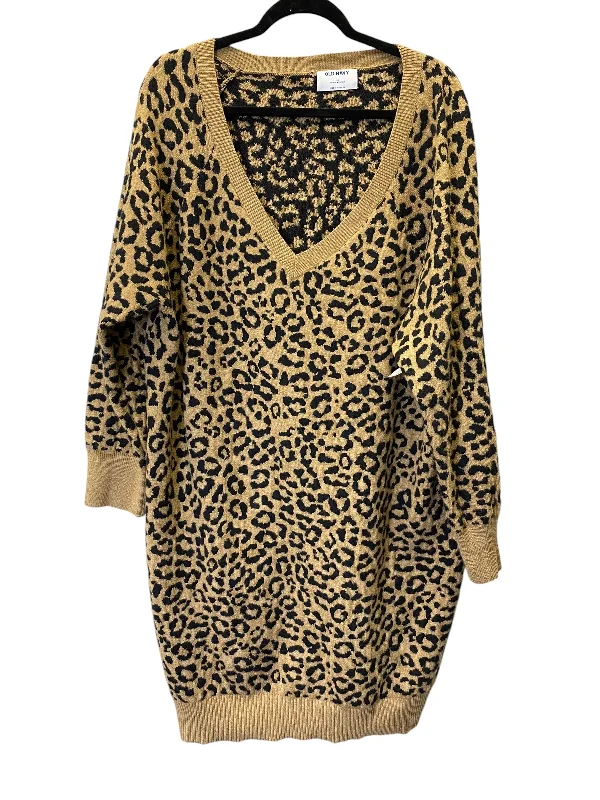 women's stretchy dressesDress Sweater By Old Navy In Animal Print, Size: 3x