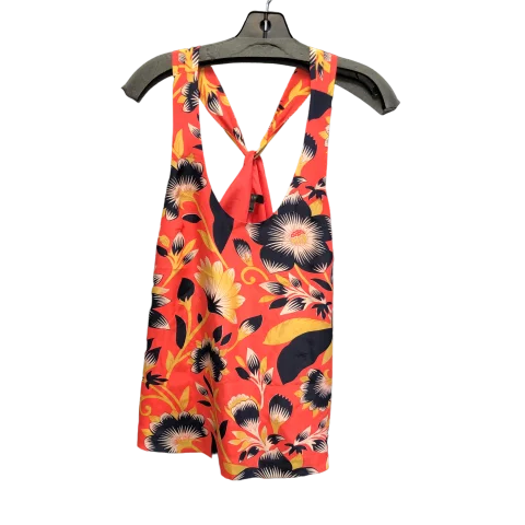 luxury women's topsFloral Print Top Sleeveless J. Crew, Size 2