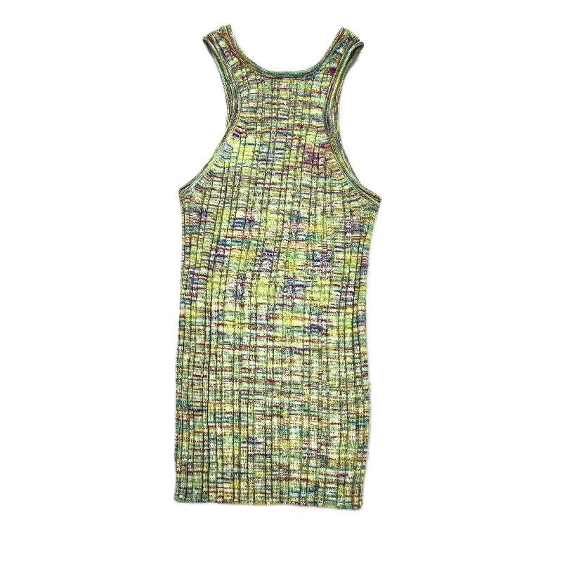 women's tops for statement-making outfitsGreen & Pink Top Sleeveless By Anthropologie, Size: Xs