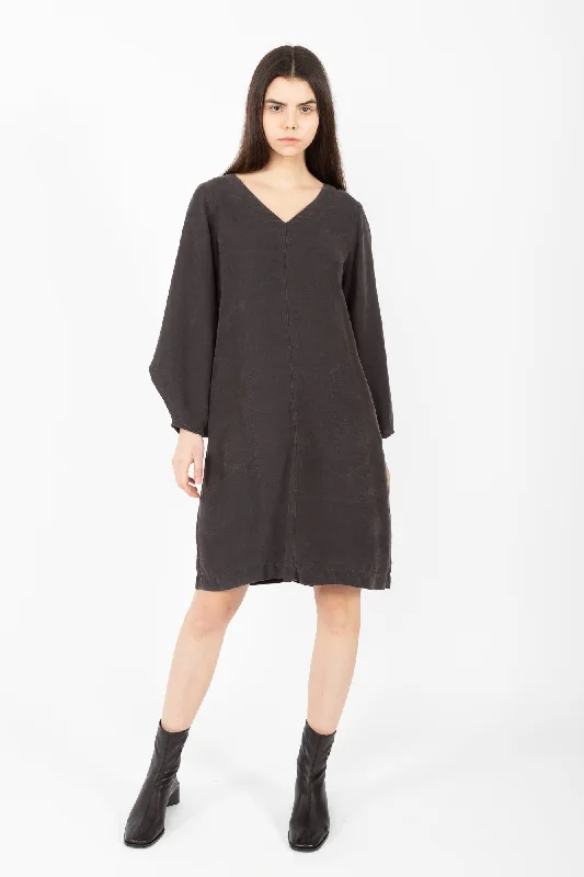 women's bell-sleeved dressesKarintha Dress in Graphite