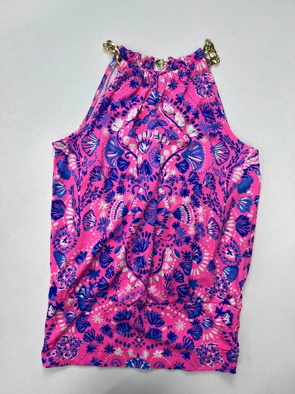 women's tops for those who believe in expressing their individuality through fashionMulti-colored Top Sleeveless Lilly Pulitzer NWT, Size Xs