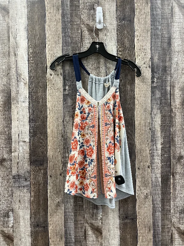 women's tops for those who love to mix and match prints and patternsMulti-colored Top Sleeveless Rewind, Size M