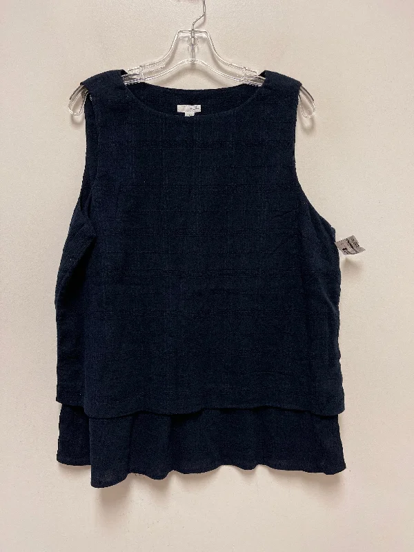 tank tops for womenNavy Top Sleeveless J. Jill, Size L