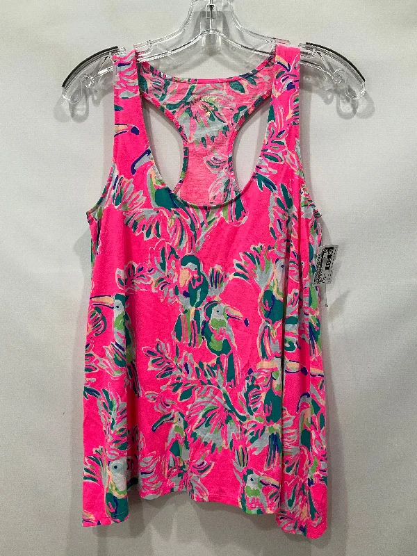 women's tops for evening soireesNeon Top Sleeveless Lilly Pulitzer, Size Xs