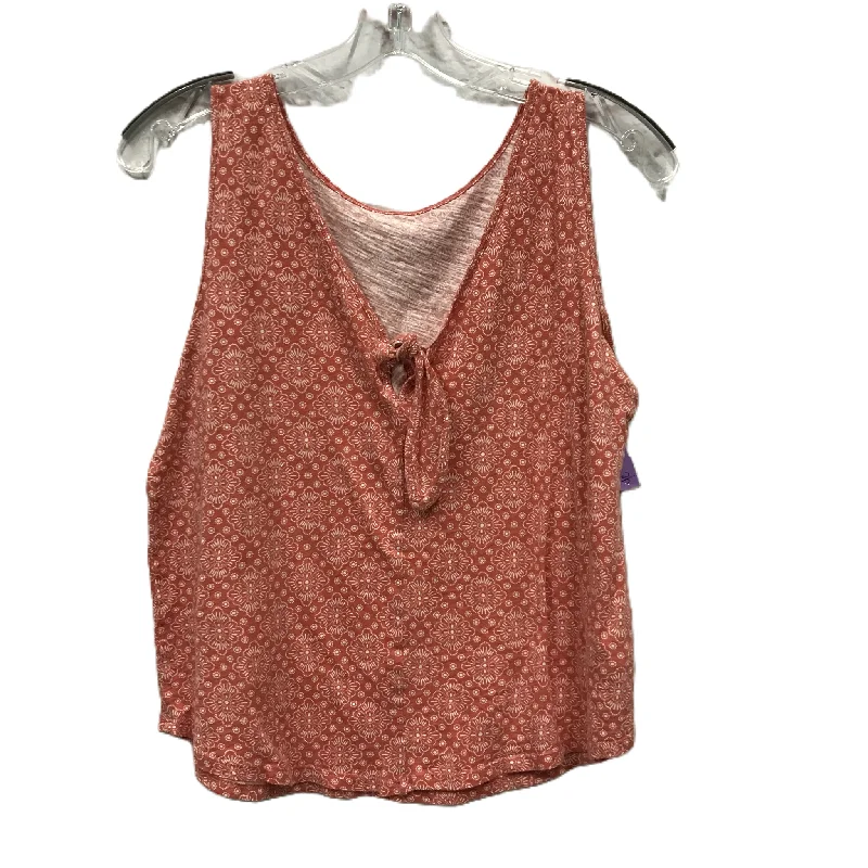 women's tops for those who believe in expressing their individuality through fashionOrange Top Sleeveless By Loft, Size: Xs