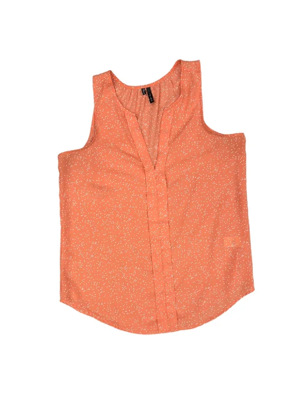 women's tops for smart casual looksOrange Top Sleeveless Maurices, Size S