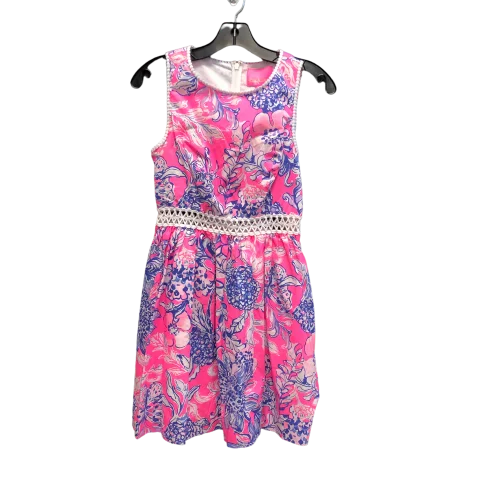 women's bespoke dressesPink & Purple Dress Designer Lilly Pulitzer, Size Xs