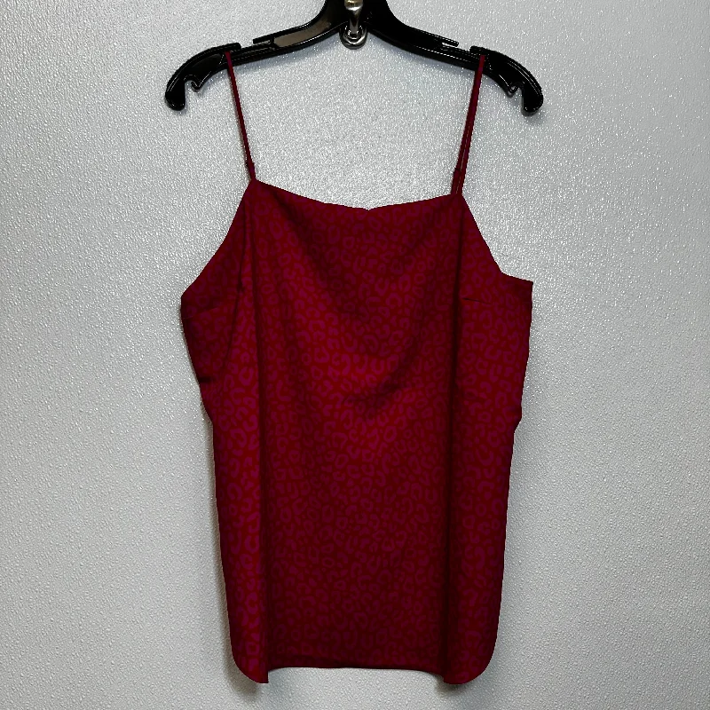 women's tops for those who prefer classic over trendy stylesPink Top Sleeveless Ann Taylor O, Size M