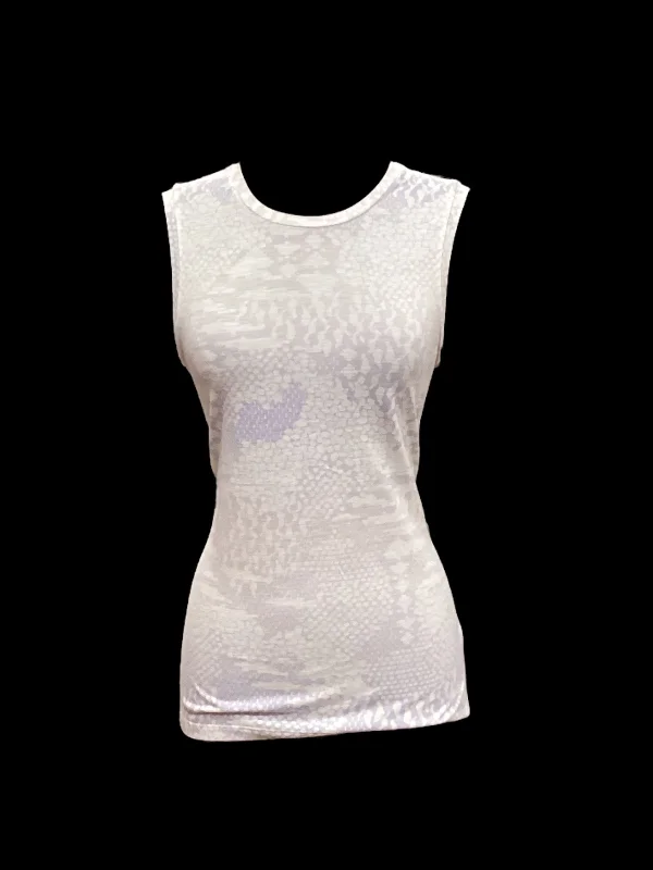 women's tops for those who want to stay cool and chic during warmer weatherPurple Top Sleeveless Lucy, Size Xs