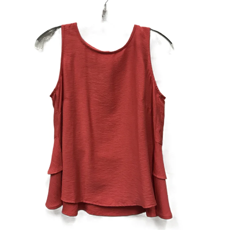 women's tops for those who want to invest in timeless piecesRed Top Sleeveless By Loft, Size: Xs