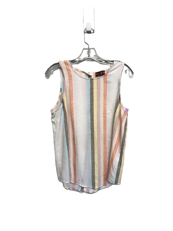 women's tops for those who want to make a bold fashion statement with their choice of topsStriped Pattern Top Sleeveless By Sle Size: Xs