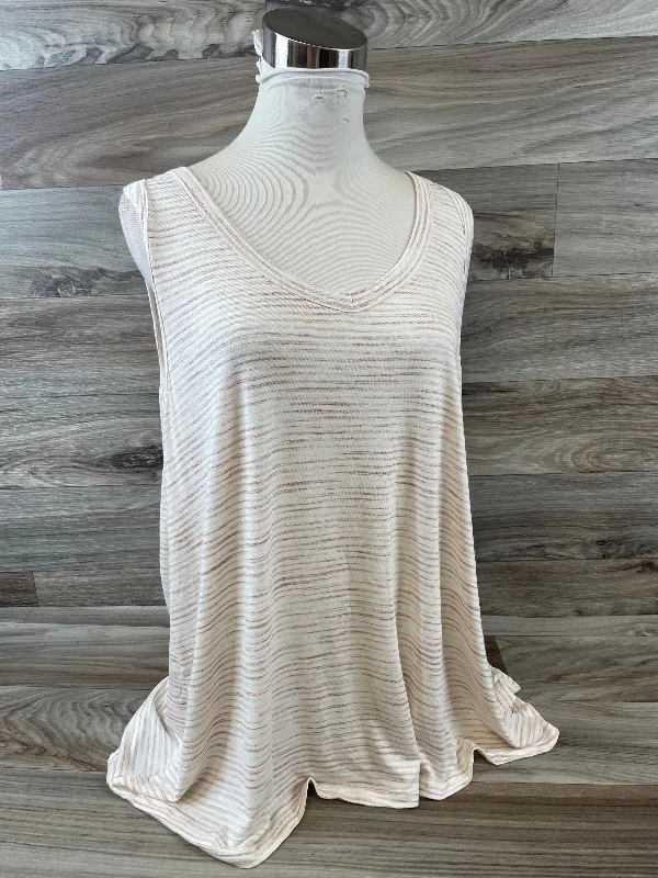 women's tops for gala dinnersTan Top Sleeveless Old Navy, Size Xl