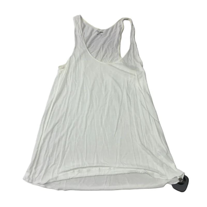 women's tops for black-tie affairsWhite  Top Sleeveless Basic By Madewell  Size: S