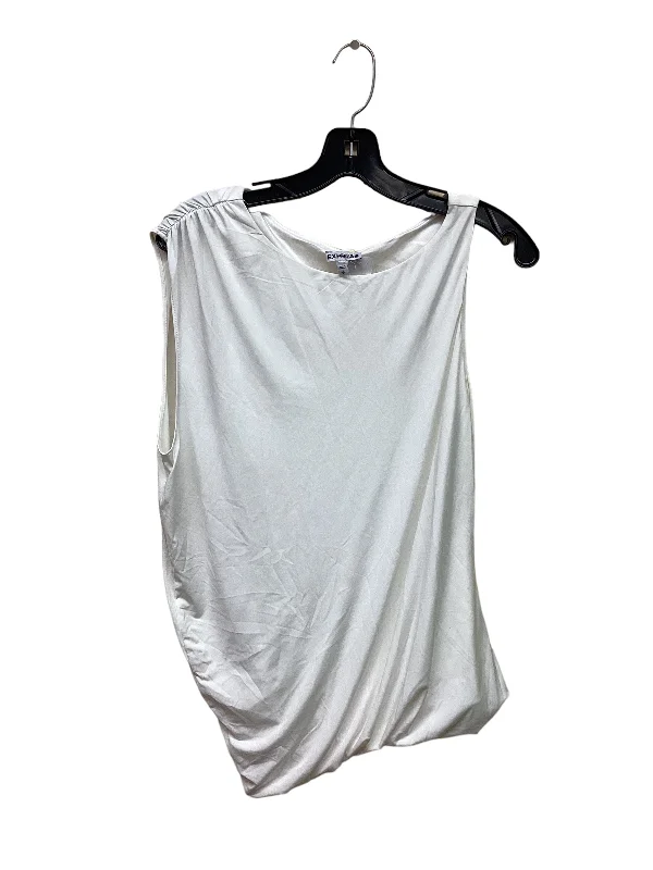 breathable women's tops for summerWhite Top Sleeveless Express, Size S