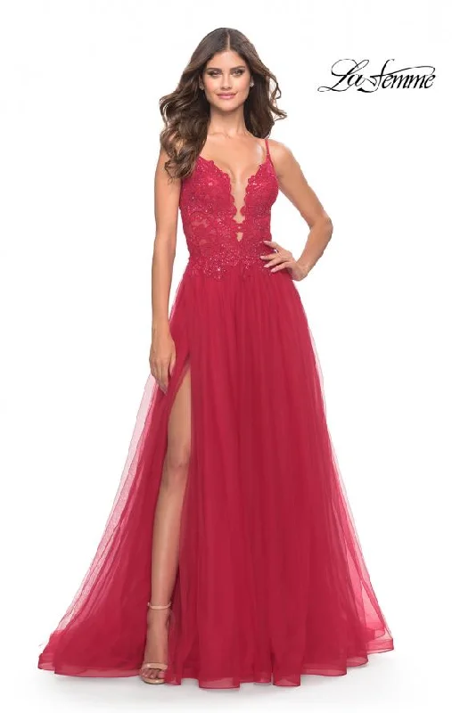 halter neck prom dressesProm Dress 31507 | Red